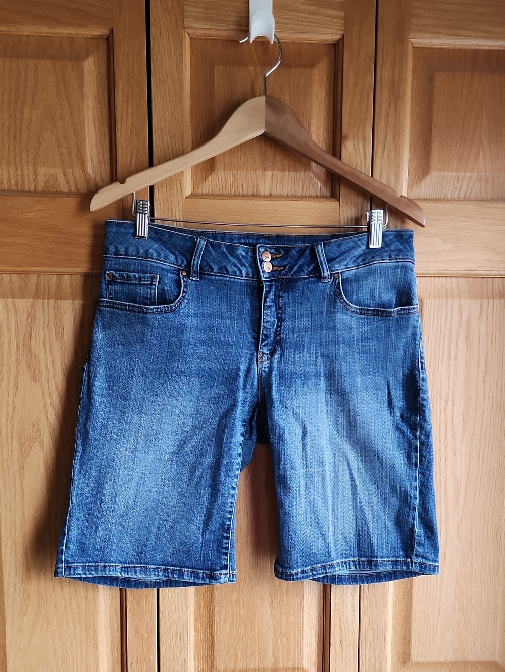 Denver Hayes Dark Blue Denim Waistband Shorts